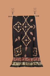 Royal Vintage Handwoven Patchwork Dupatta with Lagdipatta Border