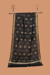 Gujarat's Vibrant Legacy Pure Patola Dupatta with Golden zari sideborders